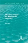 Alec Nove, Nove Alec - Efficiency Criteria for Nationalised Industries (Routledge Revivals)