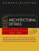 Charles George Ramsey, Charles George Sleeper Ramsey, Harold Reeve Sleeper, Donald Watson - Architectural Details