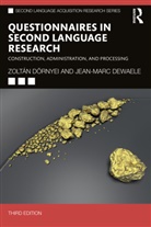 Jean-Marc Dewaele, Dewaele Jean-Marc, Zoltan Dewaele Dornyei, Zoltán Dörnyei - Questionnaires in Second Language Research