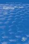 Andrew John Jukes - Dictionary of the Jatki Or Western Panjabi Language