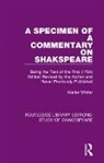 Walter Whiter, Whiter Walter, Mary Bell, Alan Over - Specimen of a Commentary on Shakspeare