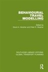 David A. (University of Sydney Hensher, David A. Stopher Hensher, David A. Hensher, Peter R. Stopher - Behavioural Travel Modelling