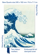 Flame Tree Publishing - Katsushika Hokusai: The Great Wave (Foiled Quarto Journal)