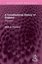 Mark A. Thomson, Thomson Mark A. - Constitutional History of England