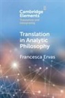 Francesca Ervas, Francesca (Universita DI Cagliari Ervas, Ervas Francesca - Translation in Analytic Philosophy
