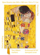 Flame Tree Publishing - Gustav Klimt: The Kiss (Foiled Quarto Journal)
