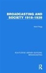 Mark Pegg, Pegg Mark - Broadcasting and Society 19181939