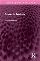 Alice Ambrose, Ambrose Alice - Essays in Analysis
