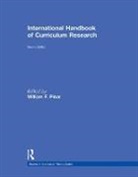 William F. Pinar, William F. Pinar, Pinar William F. - International Handbook of Curriculum Research