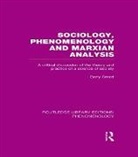 Barry Smart, Smart Barry - Sociology, Phenomenology and Marxian Analysis
