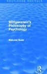 Malcolm Budd, Budd Malcolm - Wittgenstein''s Philosophy of Psychology (Routledge Revivals)