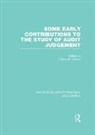 Robert Ashton, Robert Ashton - Some Early Contributions to the Study of Audit Judgment Rle Accounting