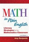 Amy Benjamin, Amy (National Literacy Consultant Benjamin - Math in Plain English