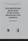 J. Hartwick - Non-Renewable Resources Extraction Programs and Markets