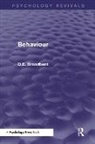 D. E. Broadbent, Broadbent D. E. - Behaviour (Psychology Revivals)