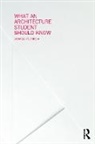 Jadwiga Krupinska, Jadwiga (Royal Institute of Technology Krupinska, Krupinska Jadwiga - What an Architecture Student Should Know