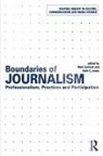 Matt Lewis Carlson, Matt Carlson, Seth C. Lewis, Lewis Seth C. - Boundaries of Journalism