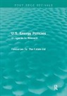 Resources For The Future Ltd - U.s. Energy Policies (Routledge Revivals)