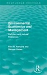 Finn Førsund, Finn Strm Frsund, Steinar Strøm - Environmental Economics and Management (Routledge Revivals)