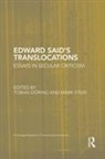 Tobias (Ludwig Maximilian University of Mu Doring, Tobias Stein Doring, Tobias Doring, Doring Tobias, Mark Stein, Mark U Stein... - Edward Said''s Translocations