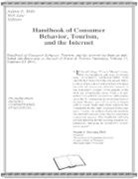Rob Law, Law Rob, Juline E. Mills, Juline E. Law Mills, Mills Juline E. - Handbook of Consumer Behavior, Tourism, and the Internet