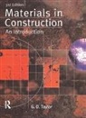 G. D. Taylor - Materials in Construction