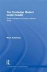 Maria Kaliambou, Kaliambou Maria - Routledge Modern Greek Reader