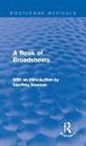 VARIOUS - Book of Broadsheets (Routledge Revivals)