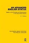 C. T. Onions, Onions C. T. - Advanced English Syntax