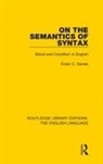 Eirian Davies, Eirian C Davies, Davies Eirian - On the Semantics of Syntax