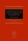 John (Barrister Macdonald Qc, Ross Crail, Crail Ross, John Macdonald QC - Macdonald on the Law of Freedom of Information
