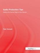 Peter Dowsett, Dowsett Peter - Audio Production Tips