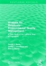 Daniel J. Basta, Daniel J. Lounsbury Basta, Basta Daniel J., Blair T. Bower, Bower Blair T., James L. Lounsbury... - Analysis for Residuals-Environmental Quality Management
