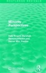 Daniel Wm. Fessler, Fessler Daniel Wm., Bernard Frieden, Dale Rogers Marshall, Dale Rogers Frieden Marshall, Marshall Dale Rogers - Minority Perspectives