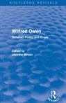 Jennifer Breen, Jennifer Breen, Breen Jennifer - Wilfred Owen (Routledge Revivals)