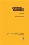 Edward L Keenan, Edward L. Keenan - Universal Grammar