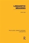 Keith Allan, Allan Keith - Linguistic Meaning