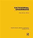Mary McGee Wood, Wood Mary McGee - Categorial Grammars