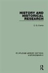 C. G. Crump, Crump C. G. - History and Historical Research
