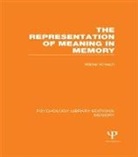 Walter Kintsch, Walter (University of Colorado At Boulder Kintsch - Representation of Meaning in Memory (Ple: Memory)