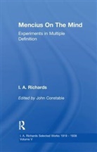 John Constable, I A Richards, I.A. Richards - Mencius on the Mind