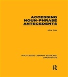 Mira Ariel - Accessing Noun-Phrase Antecedents