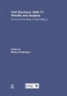 Michael Gallagher, Michael (University of Dublin Trinity C Gallagher, Michael Gallagher - Irish Elections 1948-77: Results and Analysis