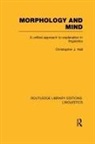 Christopher J. Hall, Hall Christopher J. - Morphology and Mind
