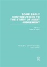 Robert Ashton, Robert Ashton - Some Early Contributions to the Study of Audit Judgment Rle Accounting