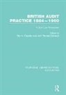 Roy Edwards Chandler, Roy Chandler, Chandler Roy, J. Edwards, Edwards J. - British Audit Practice 1884-1900 (Rle Accounting)