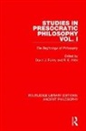 David Allen Furley, Reginald E Allen, David Furley, Furley David - Studies in Presocratic Philosophy Volume 1