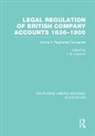 J Edwards, J Edwards - Legal Regulation of British Company Accounts 1836 1900 Rle Accounting