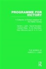 G. D. H. Cole, Harold J. Laski, Harold J. Nicolson Laski, W. M. Macmillan, Harold Nicolson, Nicolson Harold... - Programme for Victory (Works of Harold J. Laski)