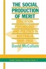 David McCallum Footscray Institute of Te, David Mccallum Footscray Institute of Technology, Melbourne David McCallum Footscray Institute of Technology, David McCallum, McCallum David - Social Production of Merit
